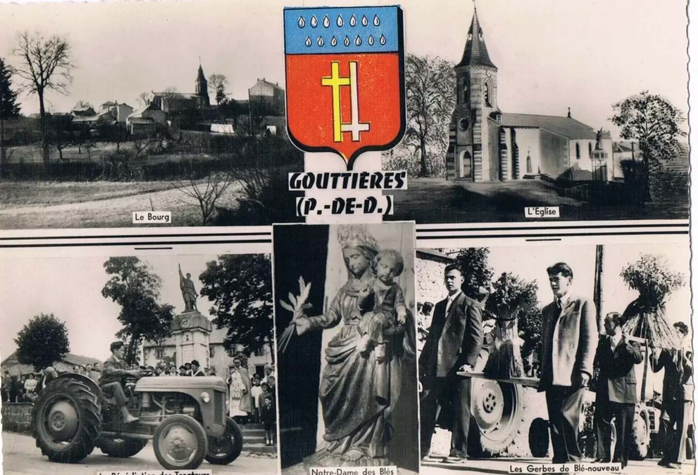 Carte postale ancienne de Goutti&egrave;res